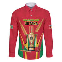 Custom Guyana Victory Run 2025 Family Matching Long Sleeve Bodycon Dress and Hawaiian Shirt Caribbean Cricket Supporter Amazon Warriors - Wonder Print Shop