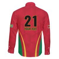 Custom Guyana Victory Run 2025 Family Matching Tank Maxi Dress and Hawaiian Shirt Caribbean Cricket Supporter Amazon Warriors - Wonder Print Shop