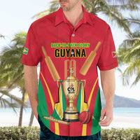 Custom Guyana Victory Run 2025 Hawaiian Shirt Caribbean Cricket Supporter Amazon Warriors - Wonder Print Shop