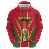 Custom Guyana Victory Run 2025 Hoodie Caribbean Cricket Supporter Amazon Warriors - Wonder Print Shop