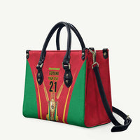 Custom Guyana Victory Run 2025 Leather Bag Caribbean Cricket Supporter Amazon Warriors - Wonder Print Shop