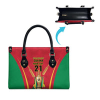 Custom Guyana Victory Run 2025 Leather Bag Caribbean Cricket Supporter Amazon Warriors - Wonder Print Shop