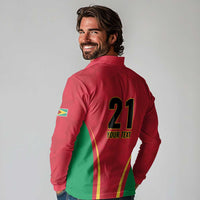 Custom Guyana Victory Run 2025 Long Sleeve Polo Shirt Caribbean Cricket Supporter Amazon Warriors - Wonder Print Shop