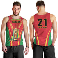 Custom Guyana Victory Run 2025 Men Tank Top Caribbean Cricket Supporter Amazon Warriors - Wonder Print Shop