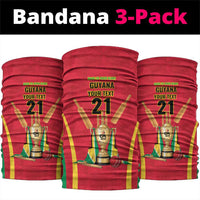 Custom Guyana Victory Run 2025 Neck Gaiter Caribbean Cricket Supporter Amazon Warriors - Wonder Print Shop