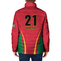 Custom Guyana Victory Run 2025 Padded Jacket Caribbean Cricket Supporter Amazon Warriors - Wonder Print Shop