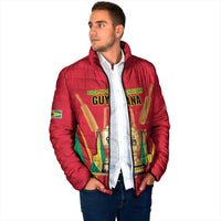 Custom Guyana Victory Run 2025 Padded Jacket Caribbean Cricket Supporter Amazon Warriors - Wonder Print Shop