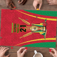 Custom Guyana Victory Run 2025 Puzzle Caribbean Cricket Supporter Amazon Warriors - Wonder Print Shop