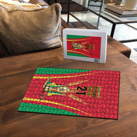 Custom Guyana Victory Run 2025 Puzzle Caribbean Cricket Supporter Amazon Warriors - Wonder Print Shop