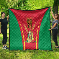 Custom Guyana Victory Run 2025 Quilt Caribbean Cricket Supporter Amazon Warriors - Wonder Print Shop