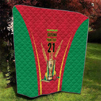 Custom Guyana Victory Run 2025 Quilt Caribbean Cricket Supporter Amazon Warriors - Wonder Print Shop