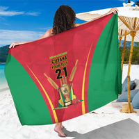 Custom Guyana Victory Run 2025 Sarong Caribbean Cricket Supporter Amazon Warriors - Wonder Print Shop