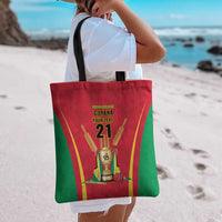 Custom Guyana Victory Run 2025 Tote Bag Caribbean Cricket Supporter Amazon Warriors - Wonder Print Shop