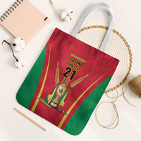 Custom Guyana Victory Run 2025 Tote Bag Caribbean Cricket Supporter Amazon Warriors - Wonder Print Shop