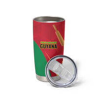 Custom Guyana Victory Run 2025 Tumbler Cup Caribbean Cricket Supporter Amazon Warriors - Wonder Print Shop