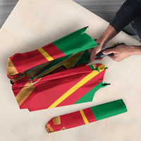 Custom Guyana Victory Run 2025 Umbrella Caribbean Cricket Supporter Amazon Warriors - Wonder Print Shop