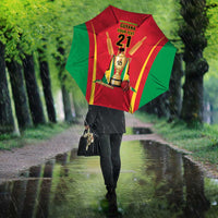 Custom Guyana Victory Run 2025 Umbrella Caribbean Cricket Supporter Amazon Warriors - Wonder Print Shop