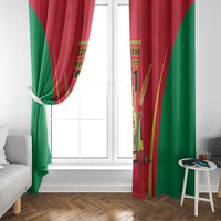 Custom Guyana Victory Run 2025 Window Curtain Caribbean Cricket Supporter Amazon Warriors - Wonder Print Shop