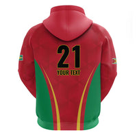 Custom Guyana Victory Run 2025 Zip Hoodie Caribbean Cricket Supporter Amazon Warriors - Wonder Print Shop