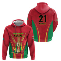Custom Guyana Victory Run 2025 Zip Hoodie Caribbean Cricket Supporter Amazon Warriors - Wonder Print Shop