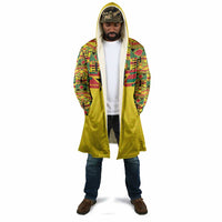 World Football 2026 Ghana Custom Cloak Black Stars African Kente Pattern - Wonder Print Shop