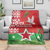 Belarus Defender of The Fatherland Day Blanket