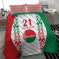 Belarus Football Custom Bedding Set Rushnyk Pattern