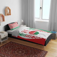 Belarus Football Custom Bedding Set Rushnyk Pattern