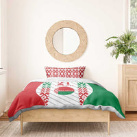 Belarus Football Custom Bedding Set Rushnyk Pattern