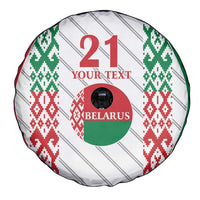 Belarus Football Custom Spare Tire Cover Rushnyk Pattern