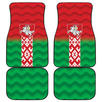 Republic of Belarus Car Mats Pahonia Rushnyk Pattern