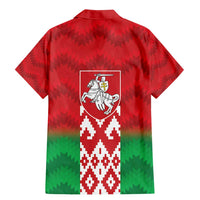 Republic of Belarus Family Matching Mermaid Dress and Hawaiian Shirt Pahonia Rushnyk Pattern