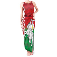 Republic of Belarus Tank Maxi Dress Pahonia Rushnyk Pattern