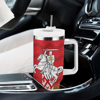 Republic of Belarus Tumbler With Handle Pahonia Rushnyk Pattern