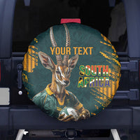 Custom South Africa Rugby Spare Tire Cover The Springboks Mascot Sporty Version - Wonder Print Shop