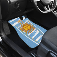 Custom Vamos Argentina Car Mats The Pumas Rugby Mascot Sporty Version LT9 - Wonder Print Shop