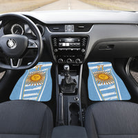 Custom Vamos Argentina Car Mats The Pumas Rugby Mascot Sporty Version LT9 - Wonder Print Shop