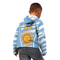 Custom Vamos Argentina Kid Hoodie The Pumas Rugby Mascot Sporty Version - Wonder Print Shop