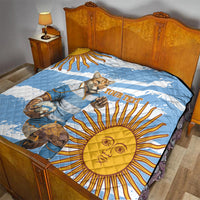 Custom Vamos Argentina Quilt The Pumas Rugby Mascot Sporty Version - Wonder Print Shop