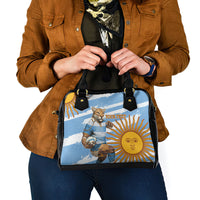 Custom Vamos Argentina Shoulder Handbag The Pumas Rugby Mascot Sporty Version