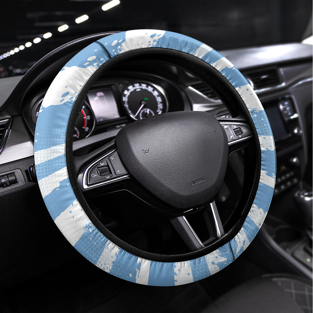 Vamos Argentina Steering Wheel Cover The Pumas Rugby Mascot Sporty Version