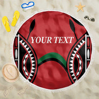 Custom Kenya Rugby Beach Blanket Summer Paris 2024 LT9 - Wonder Print Shop