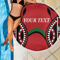 Custom Kenya Rugby Beach Blanket Summer Paris 2024 LT9 - Wonder Print Shop