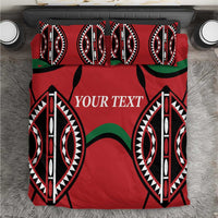 Custom Kenya Rugby Bedding Set Summer Paris 2024 LT9 - Wonder Print Shop