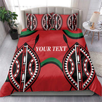 Custom Kenya Rugby Bedding Set Summer Paris 2024 LT9 - Wonder Print Shop