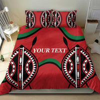 Custom Kenya Rugby Bedding Set Summer Paris 2024 LT9 - Wonder Print Shop