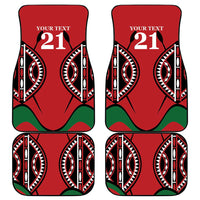 Custom Kenya Rugby Car Mats Summer Paris 2024 LT9 - Wonder Print Shop
