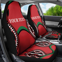 Custom Kenya Rugby Car Seat Cover Summer Paris 2024 LT9 - Wonder Print Shop