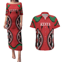 Custom Kenya Rugby Couples Matching Puletasi and Hawaiian Shirt Summer Paris 2024 LT9 - Wonder Print Shop