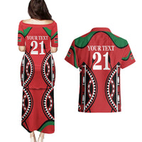 Custom Kenya Rugby Couples Matching Puletasi and Hawaiian Shirt Summer Paris 2024 LT9 - Wonder Print Shop
